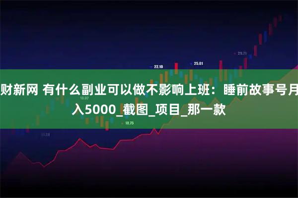 财新网 有什么副业可以做不影响上班：睡前故事号月入5000_截图_项目_那一款